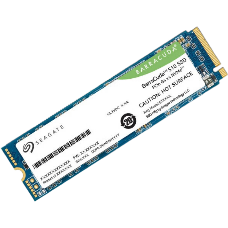 希捷（SEAGATE）PCIE固態(tài)硬盤M.2接口 nvme筆記本SSD臺式機固態(tài)行貨 希捷酷魚510(PCIE4.0) 1TB 希捷酷魚510(PCIE4.0) 1TB