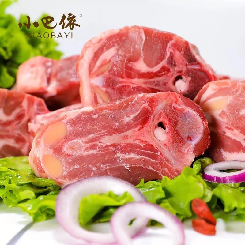 小巴依 新疆羊肉 乳羔羊蝎子400g多肉型 新鲜羊蝎子羊肉生鲜冷冻食材