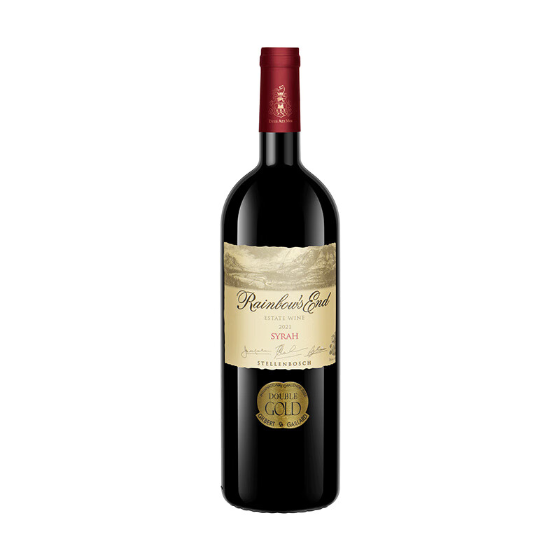 Rainbow's End Wine【金奖西拉】南非原瓶进口红酒2021年西拉干红葡萄酒庄园自酿 【橡木桶14个月】单支装750ml