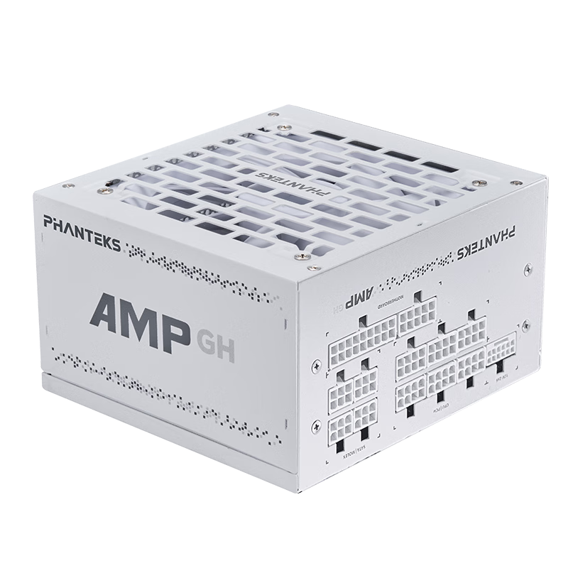 PHANTEKS 追风者 AMP GH1000W 白金牌（92%）全模组ATX电源 1000W 白色