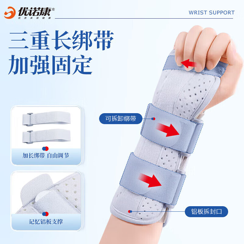 通用医用腕关节固定支具手腕护具腱鞘炎护手腕tfcc扭伤伤后恢复 A1-左手