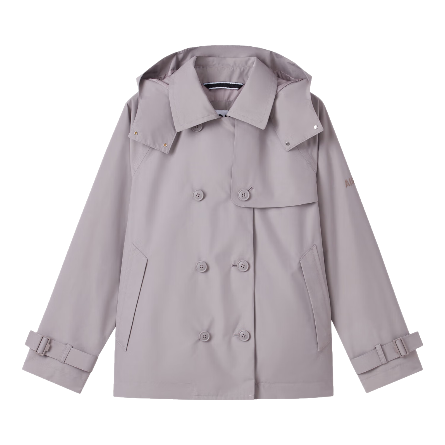 AIGLE 艾高女士GORE-TEX防風(fēng)防雨透汽戶外休閑法式風(fēng)衣外套 BK612蔓越莓色 36 (160/84A)