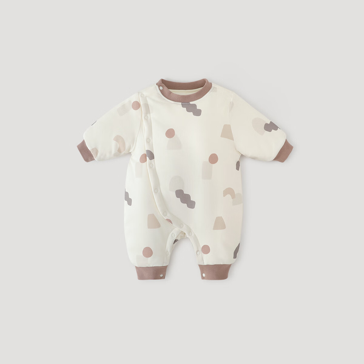 巴厘小猪婴儿连体衣棉衣棉服冬季夹棉保暖婴幼儿哈衣秋冬加厚棉袄宝宝衣服 趣味积木 80cm