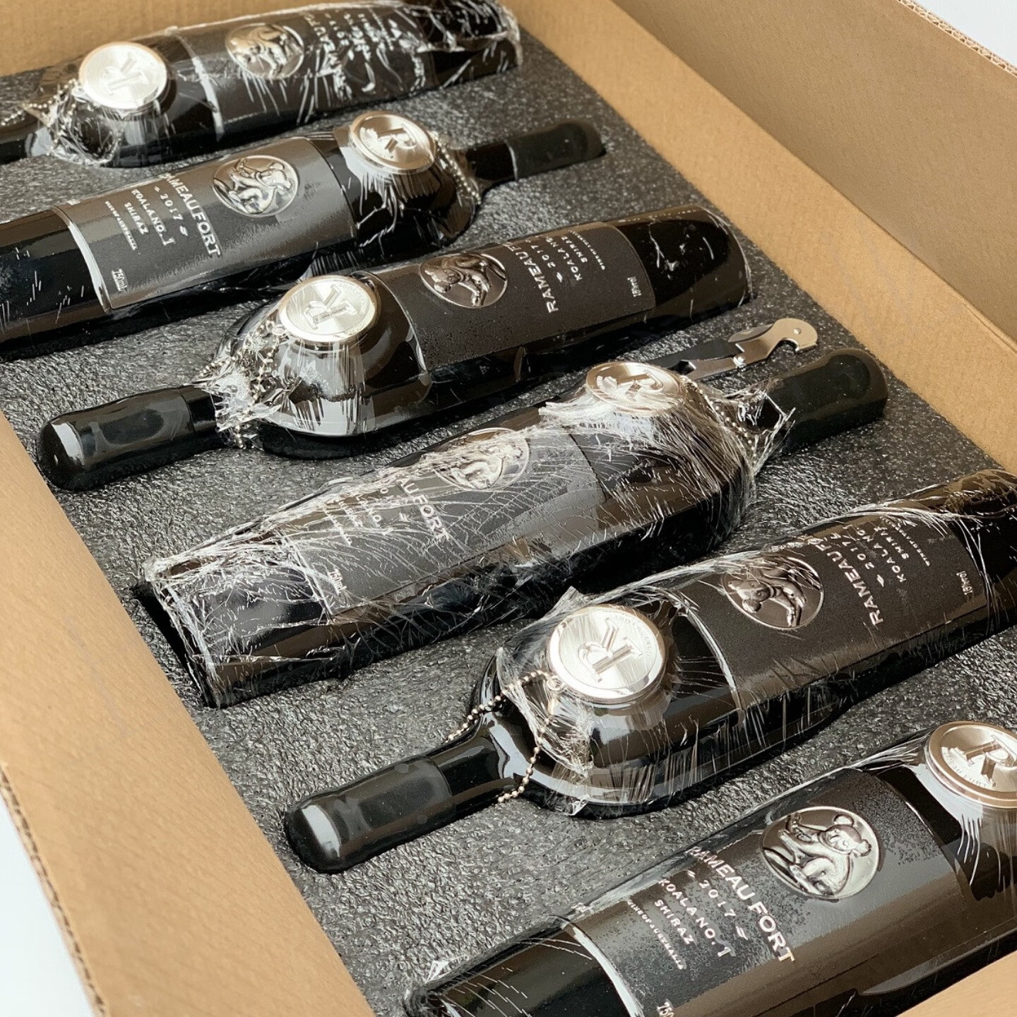 拉摩图堡考拉一号西拉干红葡萄酒2017年16度经典款澳洲原瓶进口蜡封重型瓶 整箱批发