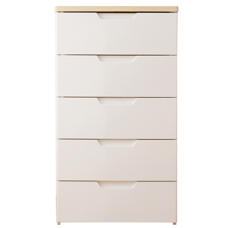 愛麗思(IRIS)抽屜式收納柜兒童衣柜寶寶衣服免安裝塑料柜子臥室客廳儲(chǔ)物柜絲 4層【單扣手/面寬56cm】通氣款