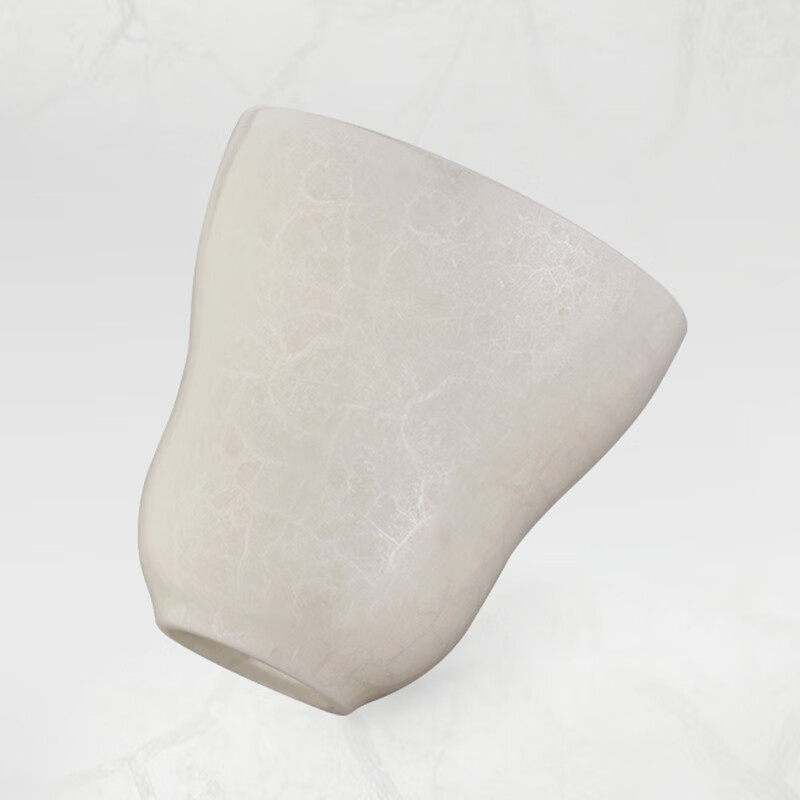 钰铨龙门 天工银珀葫芦杯 首创星珀流银德化传统中国白瓷纯手工喝茶品茗杯 天工银珀·银珀葫芦杯（首创收藏版）