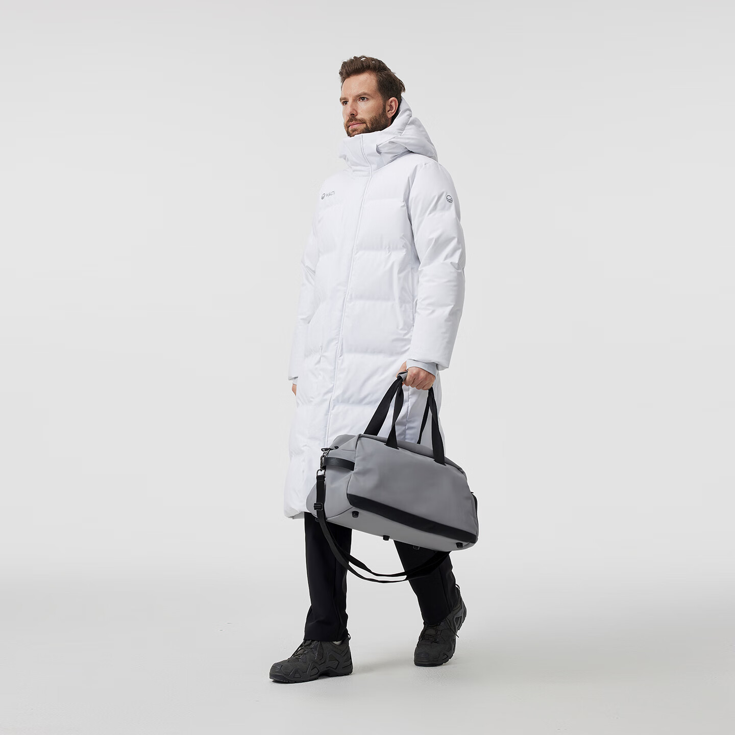 HALTI哈尔迪羽绒服秋冬外穿防泼水防风保暖长款95%鹅绒服708S 琉璃蓝 2XL 185/100A