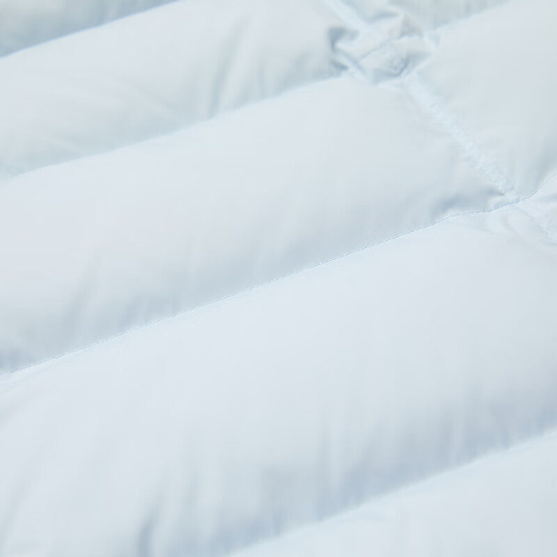 ELAND衣恋羽绒服女时尚保暖长袖连帽外套2025冬季新款 浅蓝色(51)L/Blue S /160