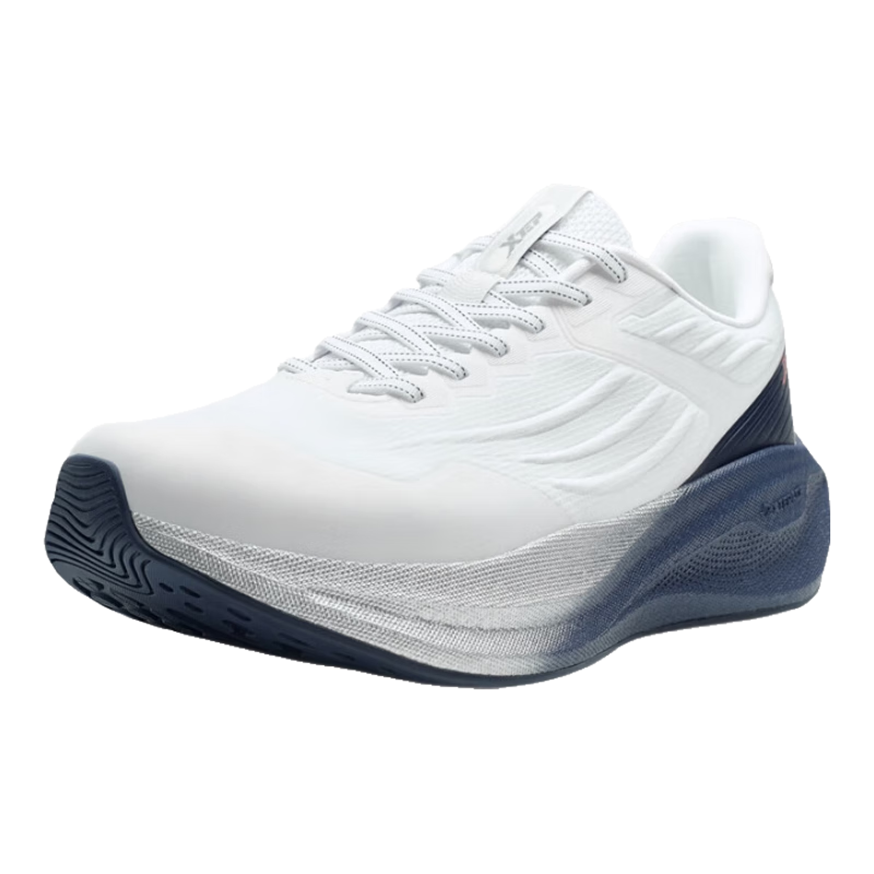 特步后盾跑步鞋運(yùn)動(dòng)鞋男鞋冬季防水輕便減震回彈防滑休閑慢跑鞋