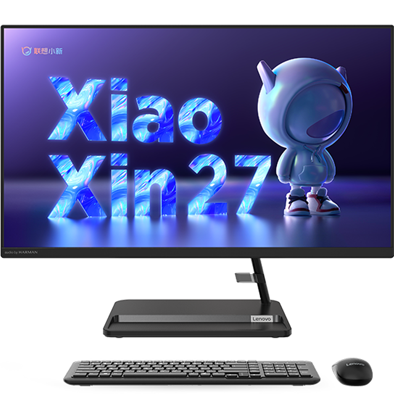联想小新一体台式机27英寸黑-i5/16G/512GSSD/win11