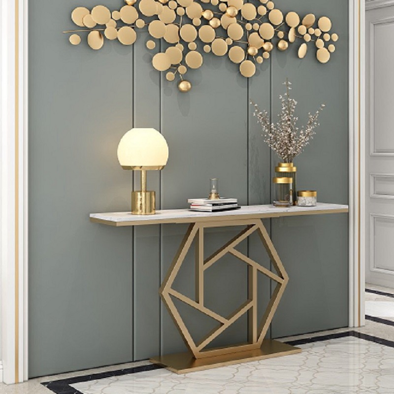 航帅玄关桌家用创意走道玄关柜靠墙客厅入户风水装饰条案酒店大堂端景