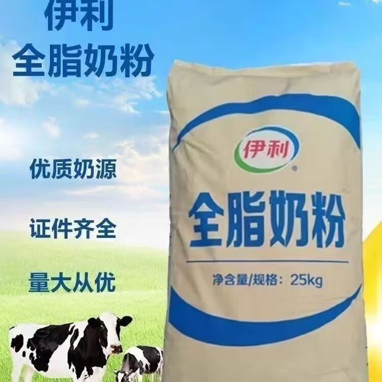 伊利全脂奶粉牛轧糖烘焙奶茶麻辣烫酸奶专用奶粉商用冲泡早餐奶 伊利奶粉500g1