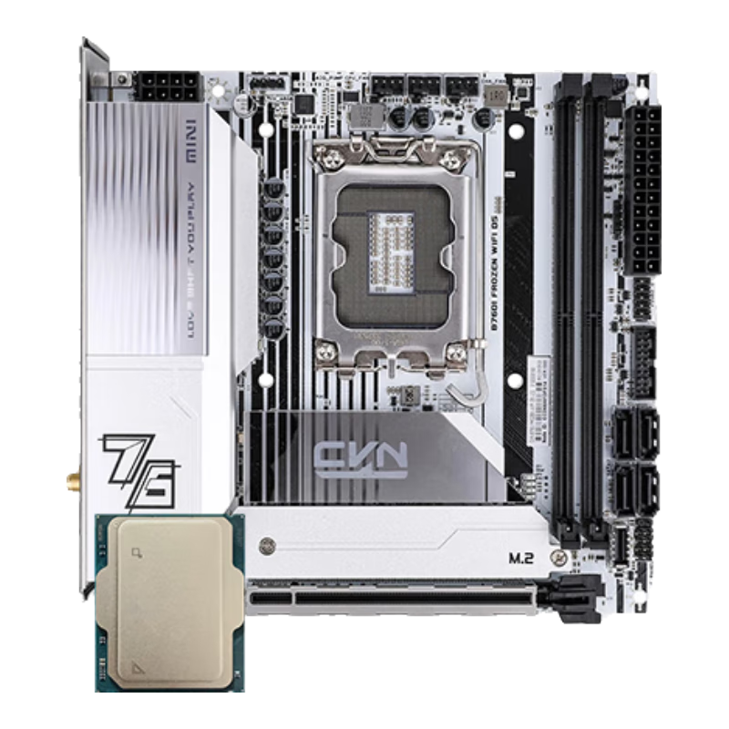 �߲ʺ�B760I/H610I ITX���� ���� Ӣ�ض� ���14600K/14400/13400/12100����CPU������װ DIY���԰�U��װ B760I FROZEN WIFI D5 i5 13400ɢƬ��10��16�߳�||���ԡ�