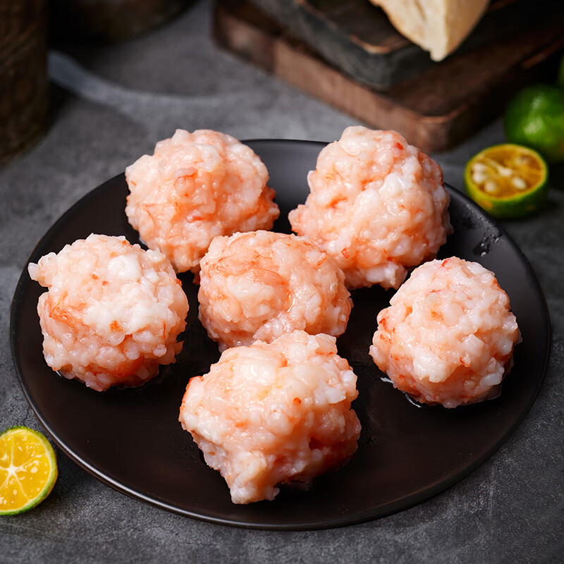 鱻谣虾滑120g*3袋 大颗粒虾仁 火锅食材丸子丸料海鲜水产预制菜