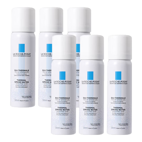 ڲȪLA ROCHE-POSAY ˬˮ滺Ȫˮ滺мױˮƷ Ȫˮ50ml*6ƿ83.9Ԫ