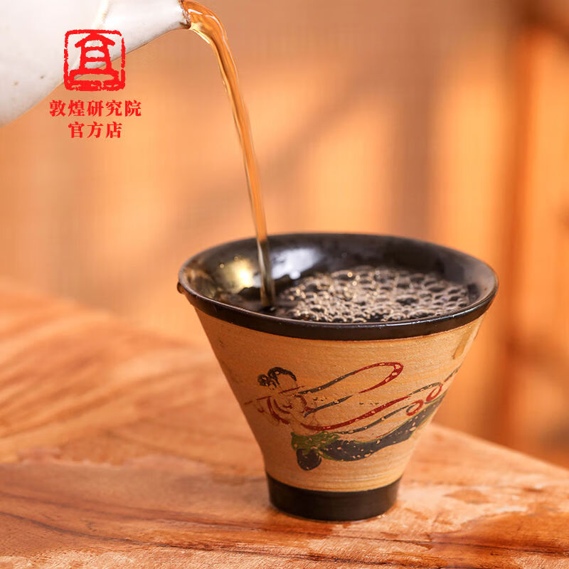 敦煌研究院敦煌飞天万像主人杯小茶杯茶具个人专用高端主人杯 飞天主人杯
