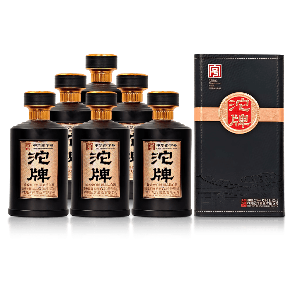沱牌金奖沱牌 精品 浓香型白酒 52度 500ml*6瓶 整箱装 高端宴请聚会