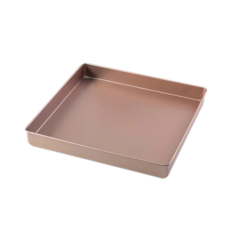 十色生活28×28方形蛋糕卷模具毛巾卷烤盘烤箱用不粘雪花酥盘家用烘焙工具