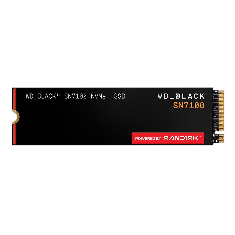 西部数据（WD）SSD固态硬盘 NVMe M.2接口 AI电脑配件 笔记本电脑游戏硬盘 原厂颗粒不虚标不掉速 SN7100 | PCle4x4 7250MB/s 大容量 【1TB】