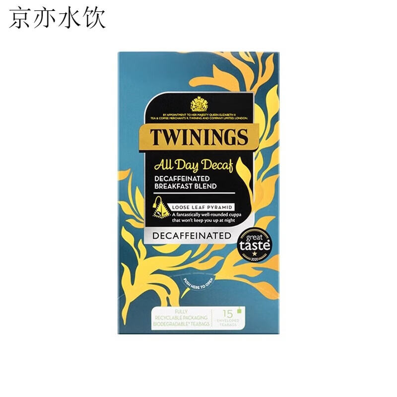 川寧（TWININGS）TWININGS川寧花草三角茶包 路易波士紅茶 芒果鳳梨果茶 【臨期】全日0咖啡因茶(2025年11