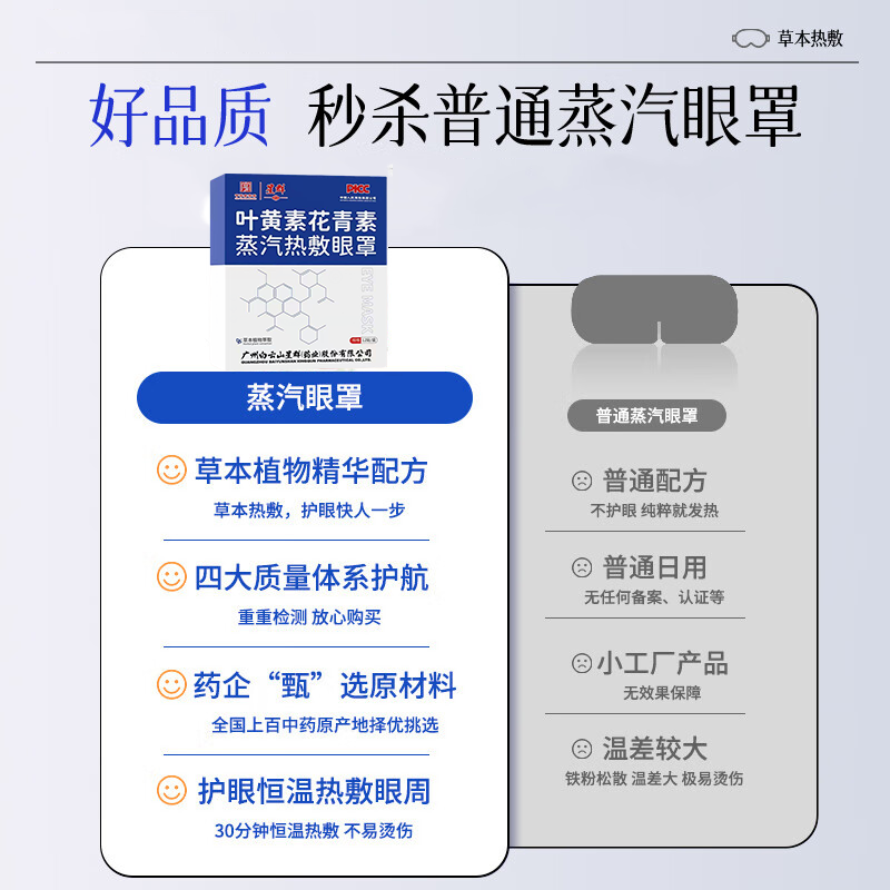星群叶黄素蒸汽眼罩热敷缓解眼疲劳自发热保护干眼涩视力模糊国庆旅游 【叶黄素蒸汽眼罩试用装】12贴/盒