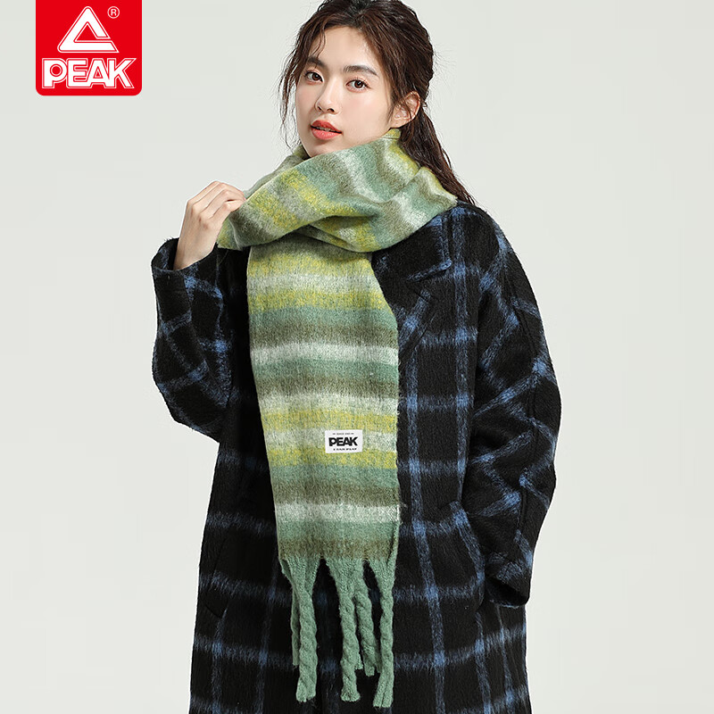 PEAK 新款韩版复古围巾 拍下39.9元，下单留意赠品 - 线报酷