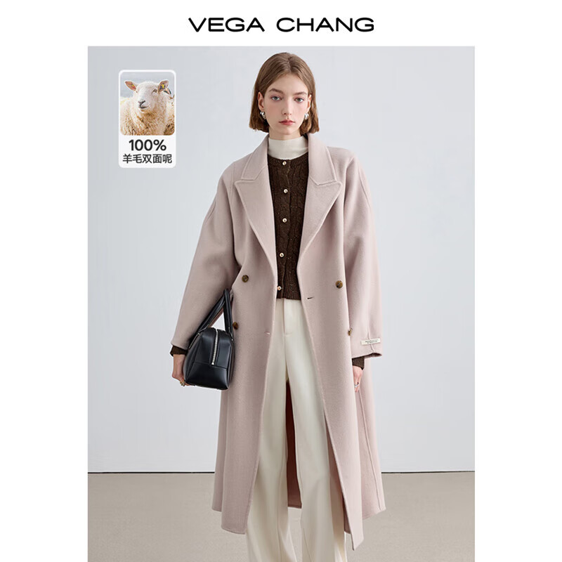 VEGA CHANG100%��ë˫��������Ů2024���ﶬ�¿ʽ�����ش��� ɺ���� ����