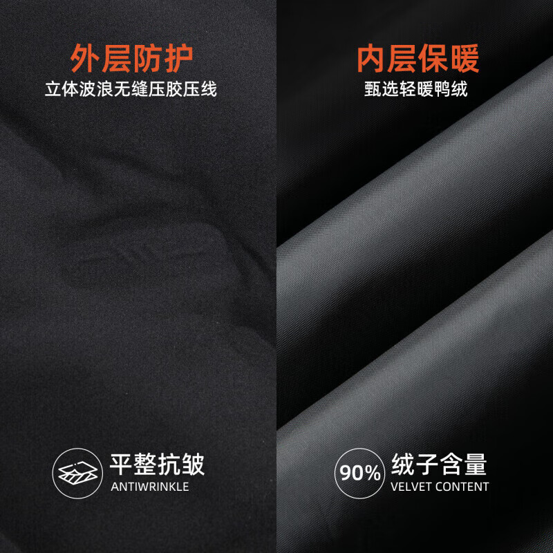 罗蒙（ROMON）轻薄翻领羽绒服男中老年2025秋冬新款商务休闲爸爸装短款保暖外套 黑色 4XL (195) 【建议180-200斤】