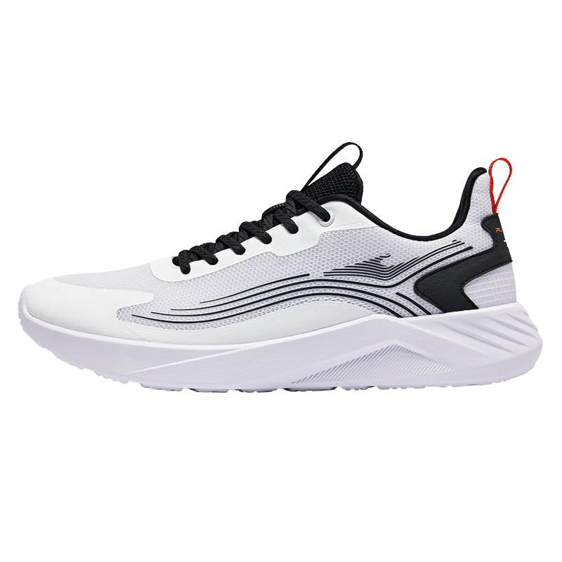 鸿星尔克运动鞋男基础跑步鞋子男士款网面学生慢跑休闲鞋云速 V1125103453