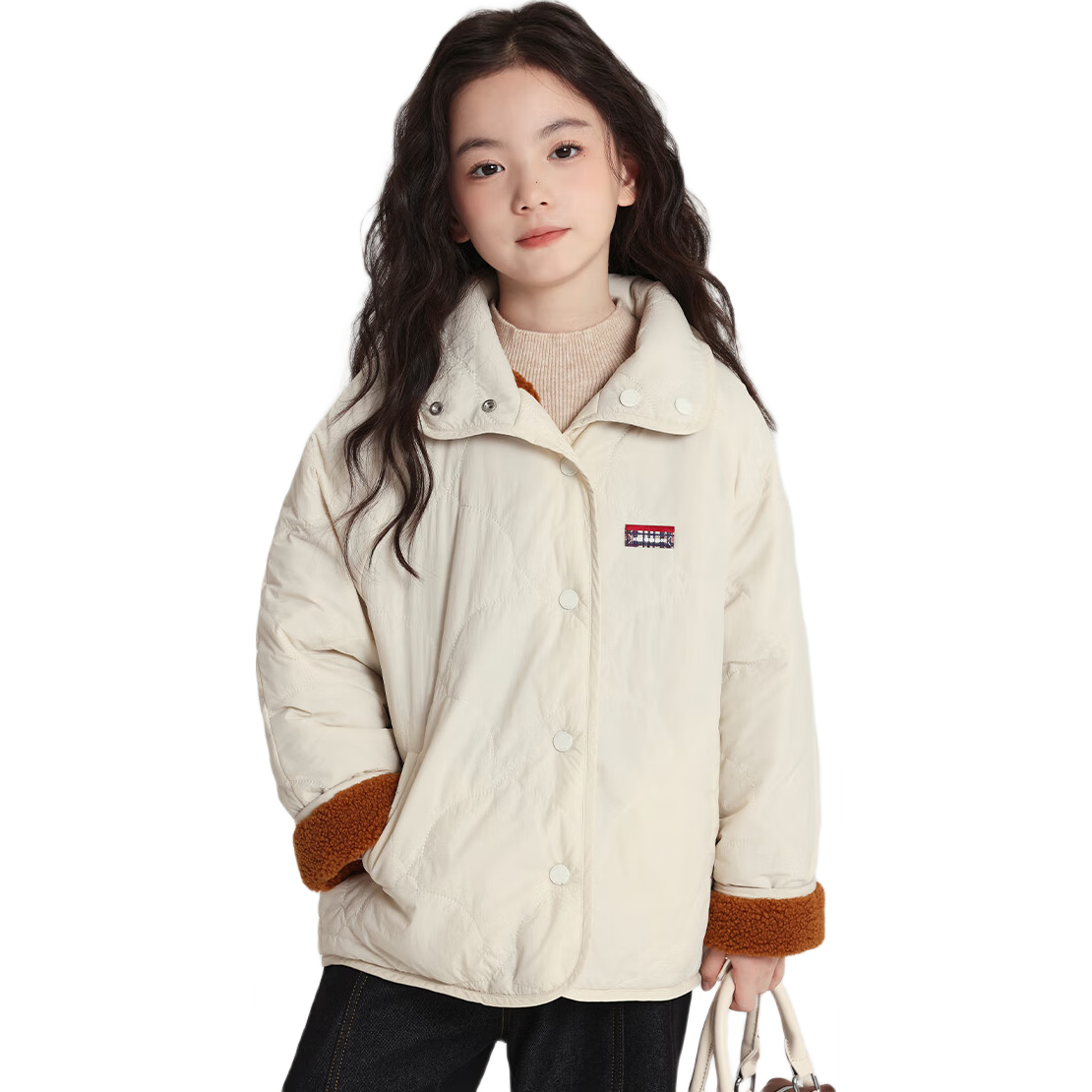 ���ڲ�����������³��˫�洩��Ůͯ��ɫС�����޷��ﶬ��Ʒ�д�ͯ���ɼ�Լ�ٴ����� 130.49Ԫ