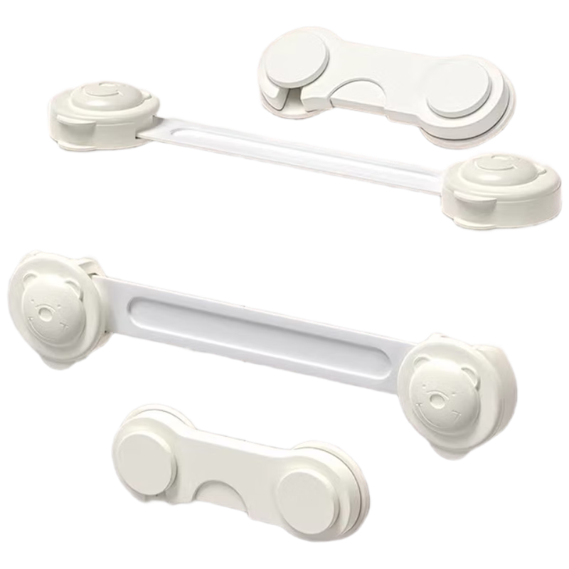 纽备丽提儿童安全锁防开启抽屉锁宝宝防护防夹手多功能锁10个装