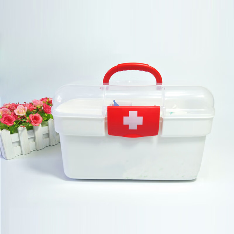 谋福(cnmf) 9956 幼儿园学校工厂检验急救箱医药箱急救包套装 (急救