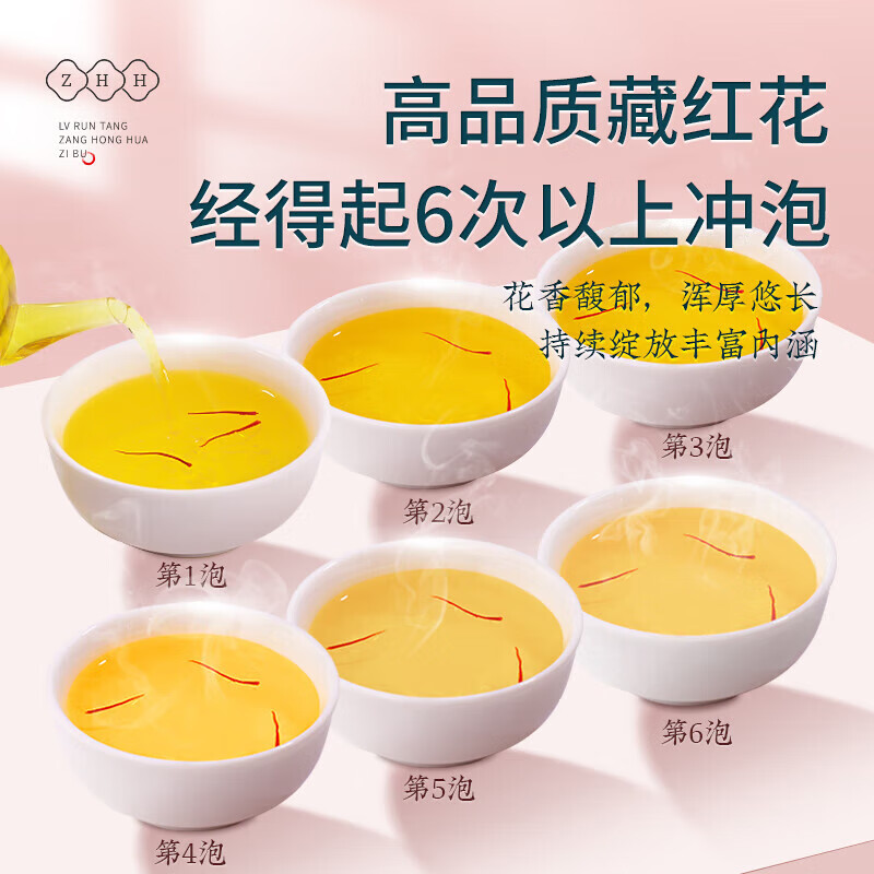 朕皇北京同仁堂特级藏红花西红花西藏养生女性滋补高端礼盒送礼长辈 2g/盒 【1盒装】体验装