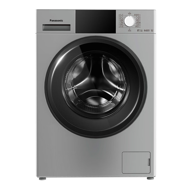 松下（Panasonic）【旗舰新品】滚筒洗衣机全自动10公斤大容量 BLDC变频节能轻音 快速洗 泡沫净更洁净 XQG100-N1MT