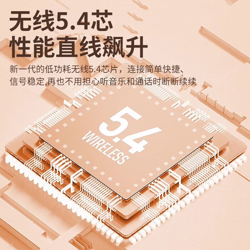 麦拉森无线耳机左右双耳蓝牙耳机挂耳大音量超长续航 白色【5.4蓝牙芯片*APS音质】 双耳版本