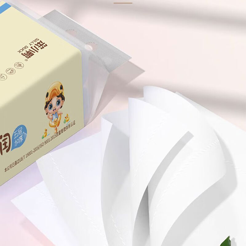 笨小鸭【14卷1.6斤】卷纸800g加厚小卷木浆卫生纸家用宿舍厕纸卷筒纸 5层 800g/卷*14卷 800克【14卷/提】