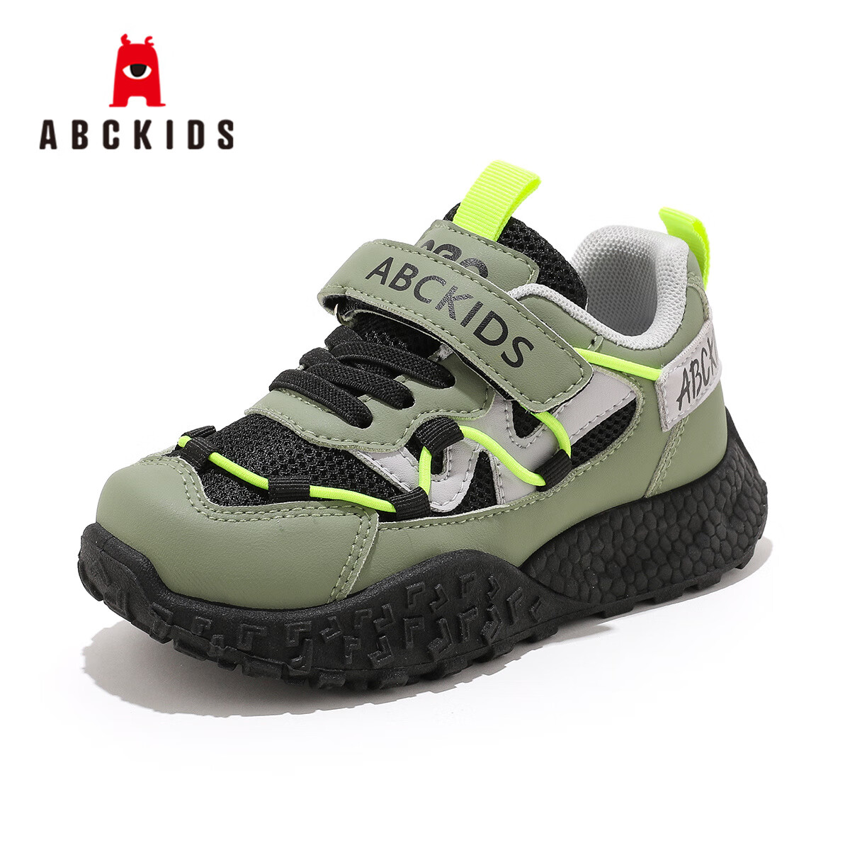 ABC KIDSͯЬ ��Ůͯ ʱ��ײɫ�˶�Ь ͸�� �ܲ�Ь 