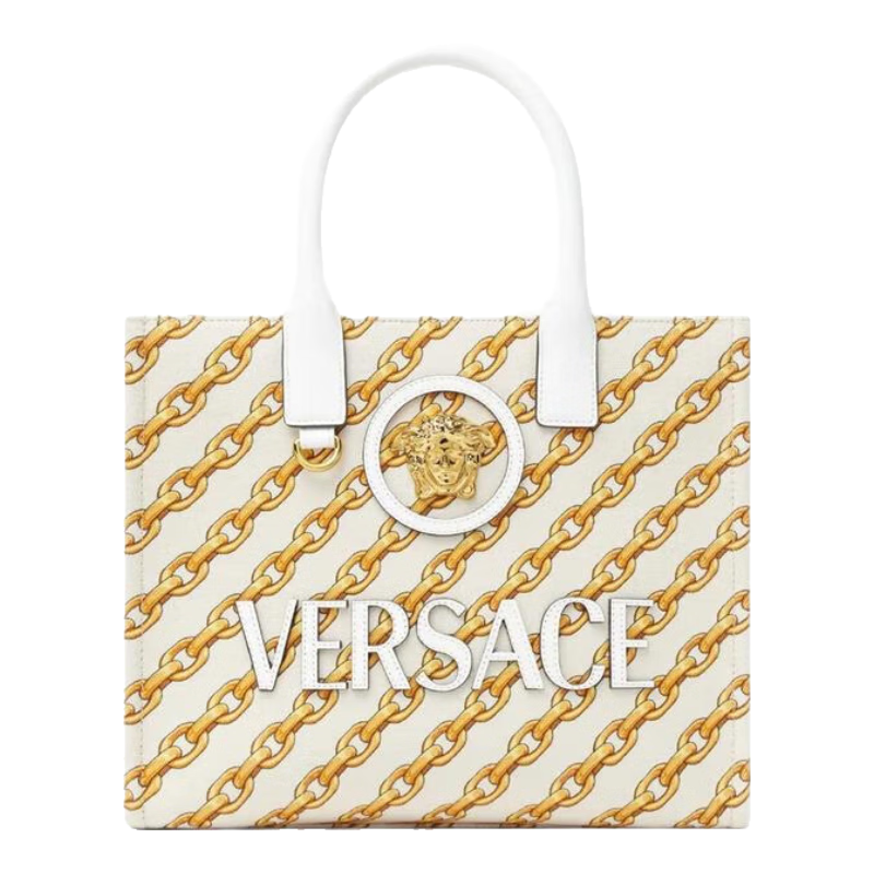 范思哲(VERSACE)女手提包鏈條購物袋印花時(shí)尚包逛街聚會(huì) PRINTED TU