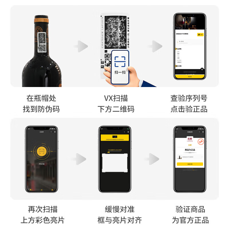 拉斐【红酒礼盒】法国原瓶进口红酒礼盒拉斐干红葡萄酒送礼自饮 金钻96礼盒装