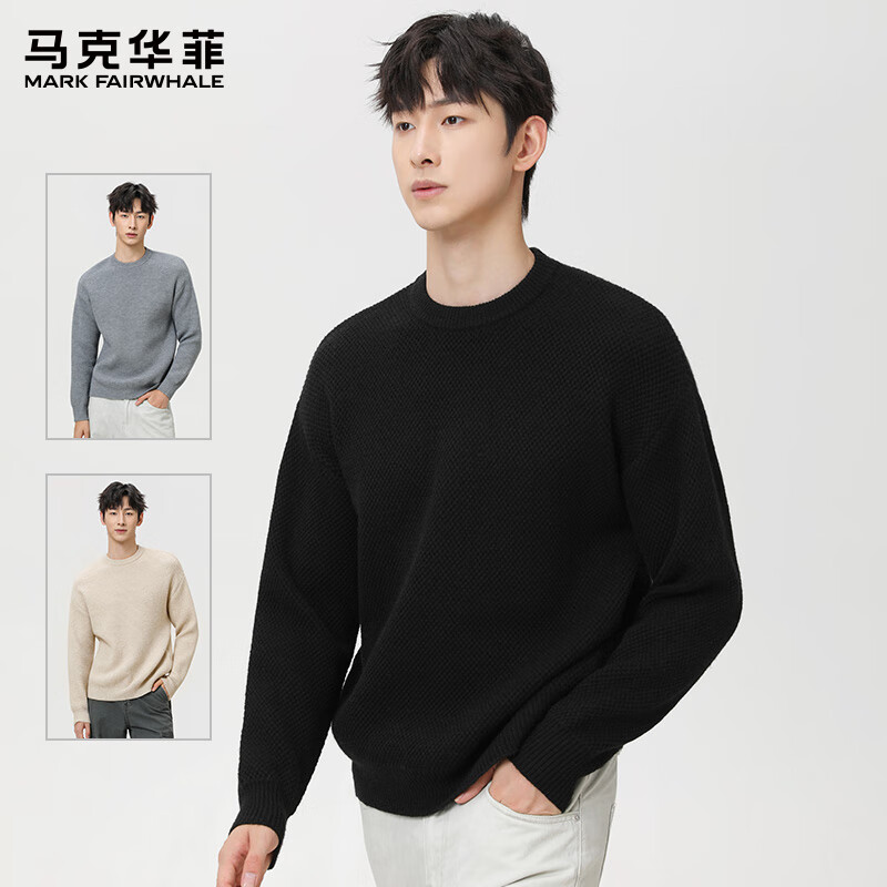 ���˻��� Բ����ͷë���п� �ﶬ����ɫ�����֯�� ��ɫ M