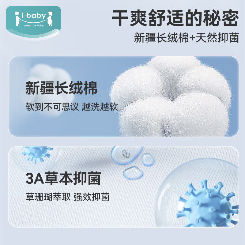 ibaby婴儿睡袋秋冬季防踢被分腿睡袋不夹棉睡袋亲肤柔软四季睡袋 【22-26℃】不夹棉舒适款-灵犀原野 110码