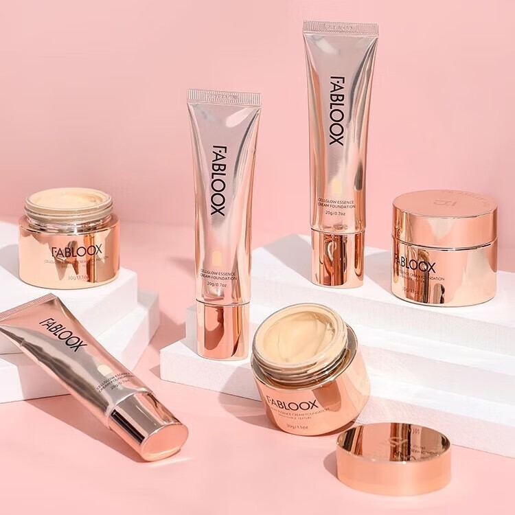 馥碧诗（Fabloox）奶皮粉霜粉底液养肤持妆清透抗暗沉隐形 奶油米色（30g）