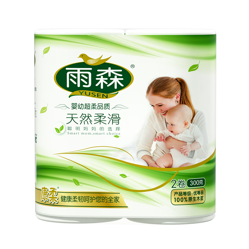 ��ɭ YUSEN ��ֽ ĸӤ6��Ӻ� 200g/��*2�� ��о�׷���Ӥ���� 5.9Ԫ