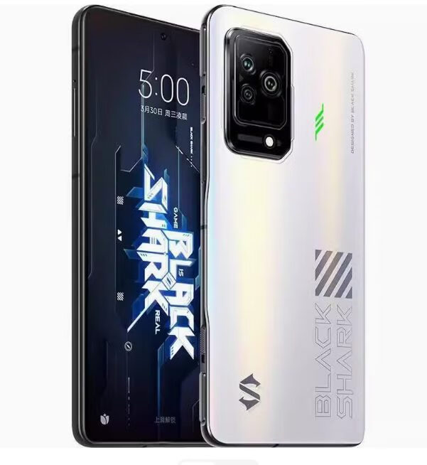 黑鲨5通电竞游戏手机 骁龙888 VC液态散热手机 曙光白 8GB+128GB