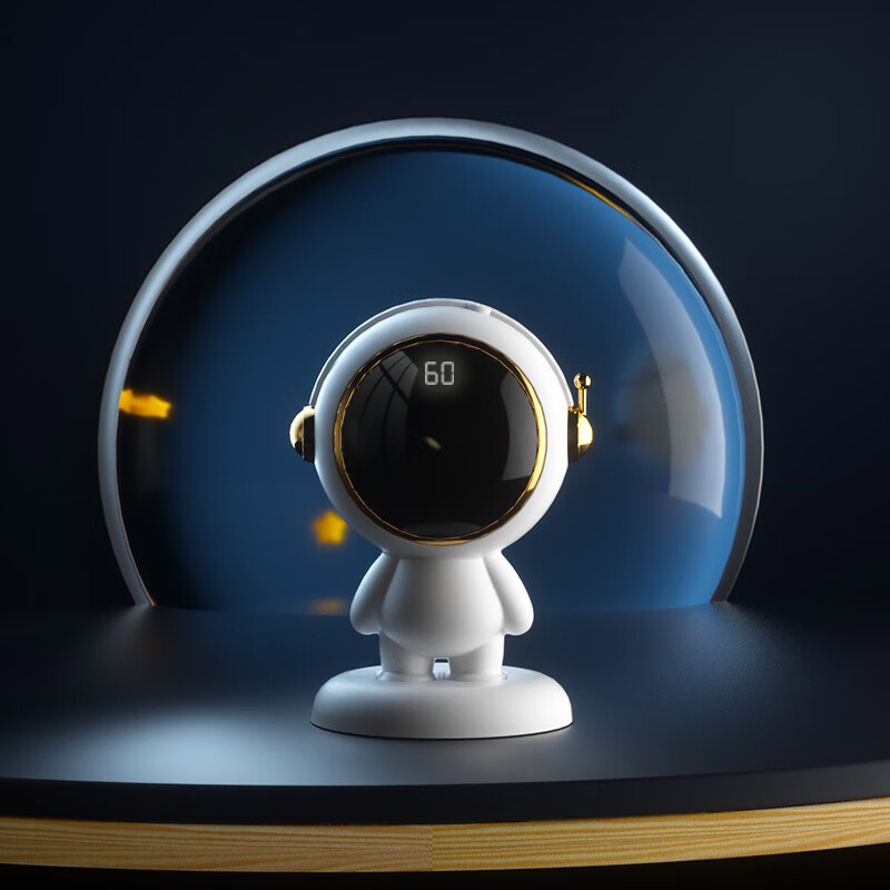 蓝鲸喜新款太空人暖手宝卡通USB暖手宝迷你便携式暖宝宝 太空人白色