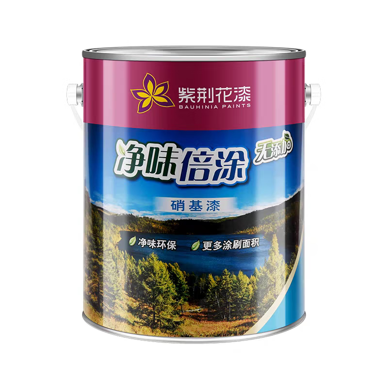 紫荆花漆（BAUHINIA PAINTS）硝基快干木器漆家具翻新低味多功能清漆白底漆 红色【半哑光】(3kg)