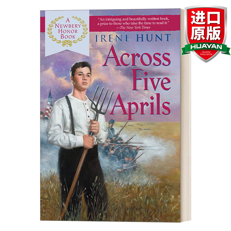 Across Five Aprils 英文原版小说 穿过五个四月 Irene Hunt 英文版 进口英语原版书籍