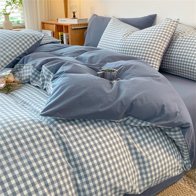 AIDLI ���½��ޡ� ȫ��A��ɫ֯ˮϴ���ļ���ɫ���������� ����-��С��C 1.5/1.8m ������ ����200*230cm