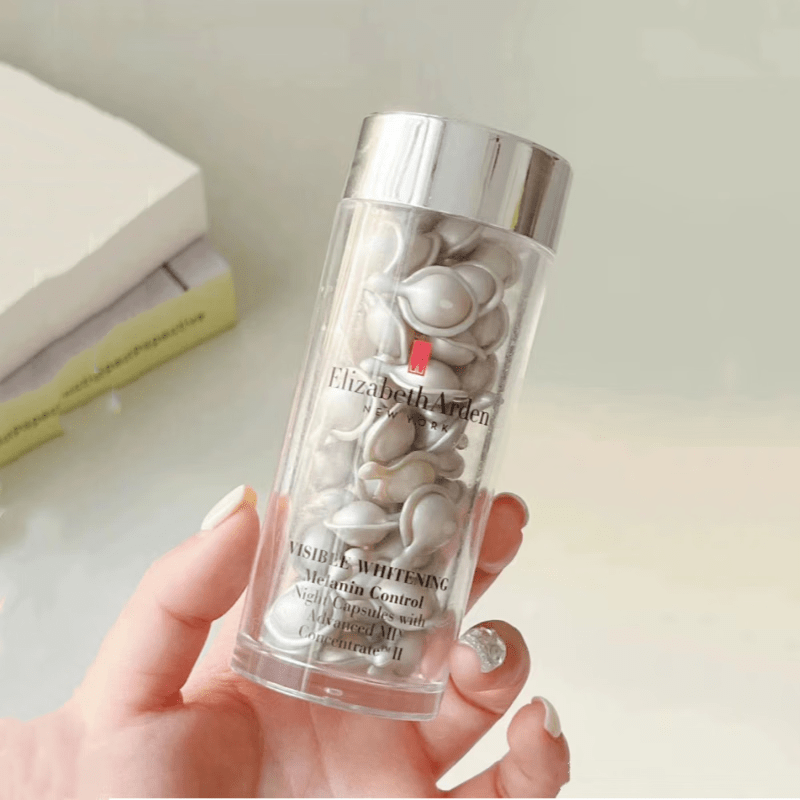 伊丽莎白雅顿（Elizabeth Arden）雅顿银胶一代/二代夜间 次抛精华提亮烟酰胺胶囊 一代银胶60粒28ml