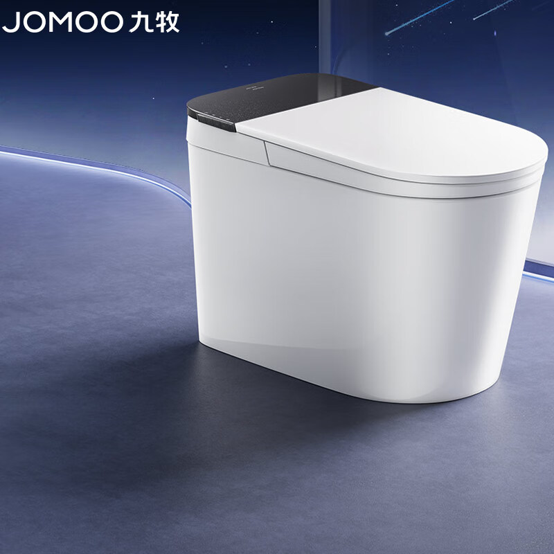 九牧（JOMOO）黑魔方无水压旋风魔力泡免触翻盖NFC轻智能马桶SQ9650-SA-CJM305